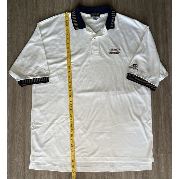 Houston Astros Polo Shirt Mens XL White Short Sleeve Vintage Y2K MLB Baseball - Picture 3 of 7